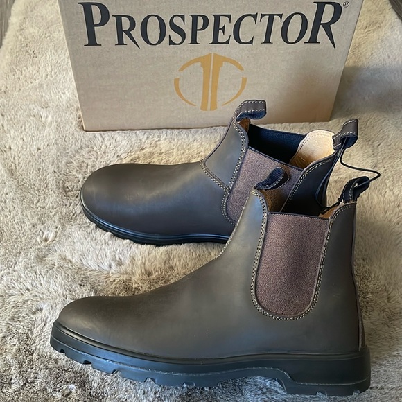 Prospector - Men’s Chelsea Leather Boots - Picture 2 of 7
